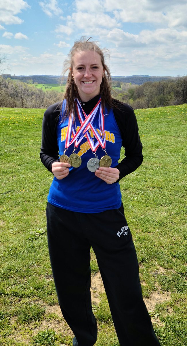 Congratulations to West Greene's Brooke Barner who is the Section 6-AA Champion in the 100m, 400m, and the 200m. 
Brooke also placed 2nd in the Long.<a href="/WGAthleticsPA/">West Greene Athletics</a> <a href="/greenesports/">GreeneSports.net</a> @AthleticsGreene