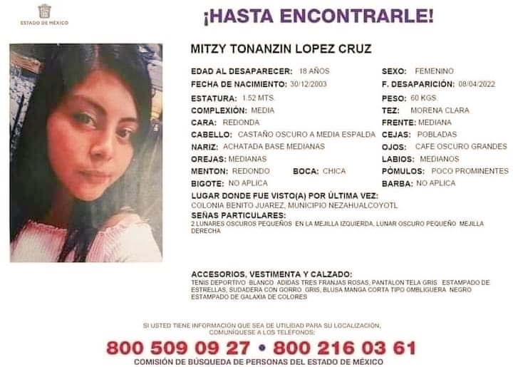 Pauwu22's tweet photo. MITZY TIENE QUE REGRESAR #Justicia #Mitzy #CCHOtePorMitzy @CCHOte_UNAM #cchote https://t.co/oPz1XN7JT9