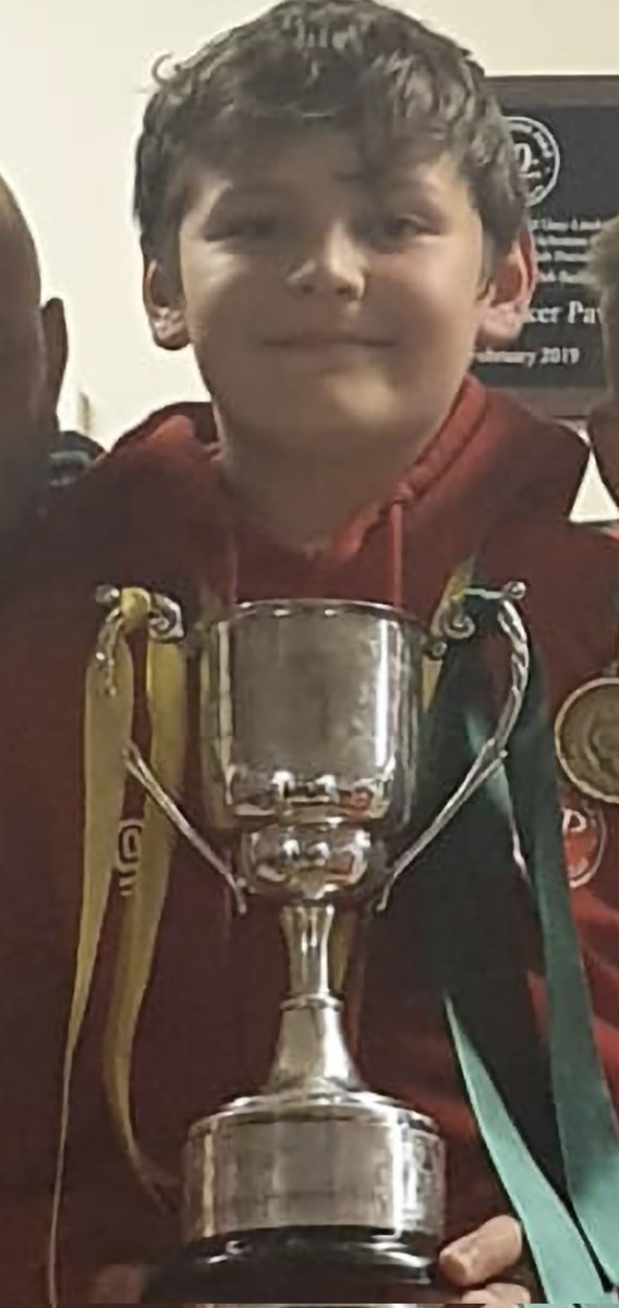Cup Winners 🏆  U13s. Rocco you were immense as were the rest of your team. Let's keep lifting the trophies 🏆 #grassroots #countycup #winners #Footballplayer #goalscorer #teamplayer