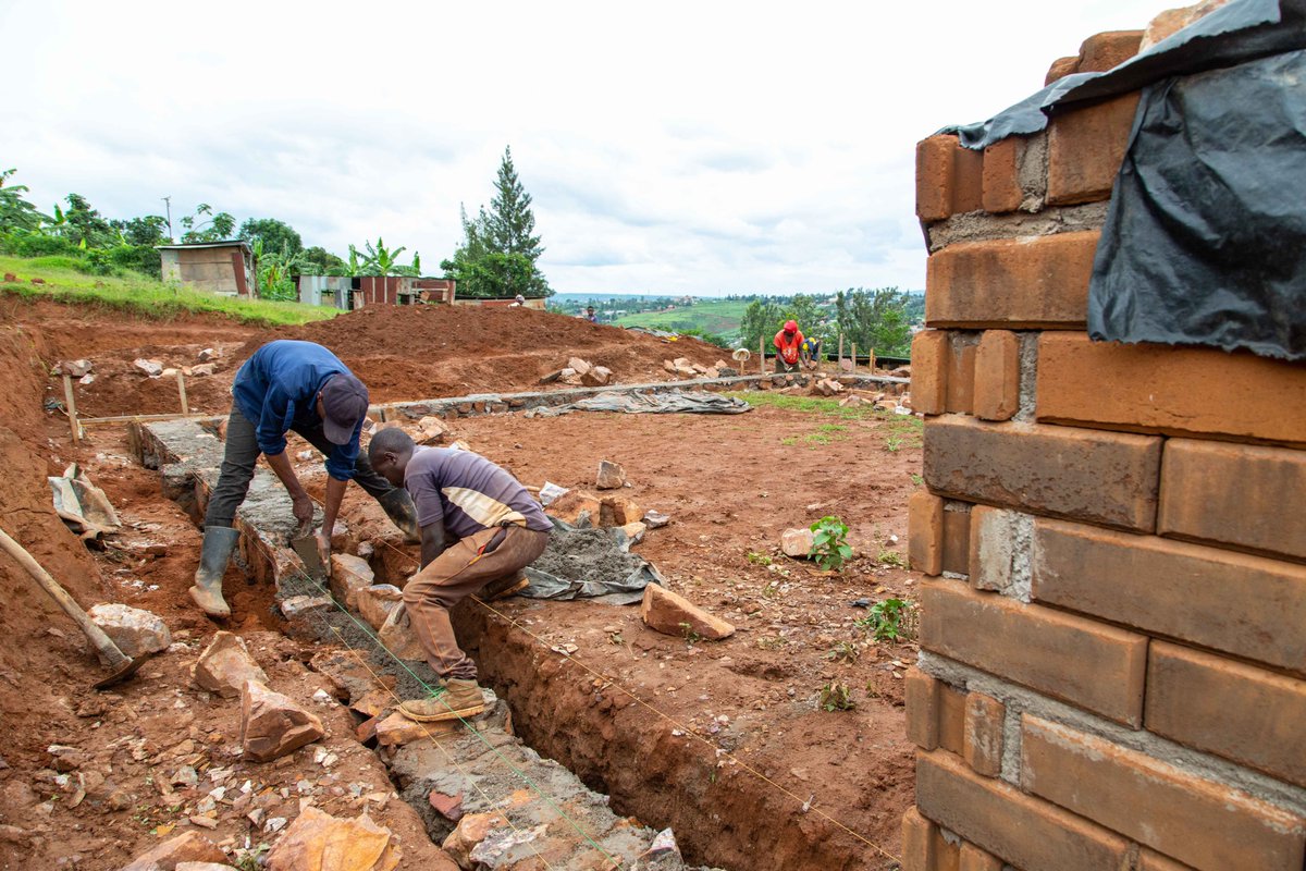 Exciting progress at Togetherness, #Rwanda, where two new classrooms are being constructed. This is made possible by strategic #partnership with the talented <a href="/GenArchCollabor/">General Architecture Collaborative</a>, local architects who turn beautiful designs into community-tailored, environmentally sustainable spaces.