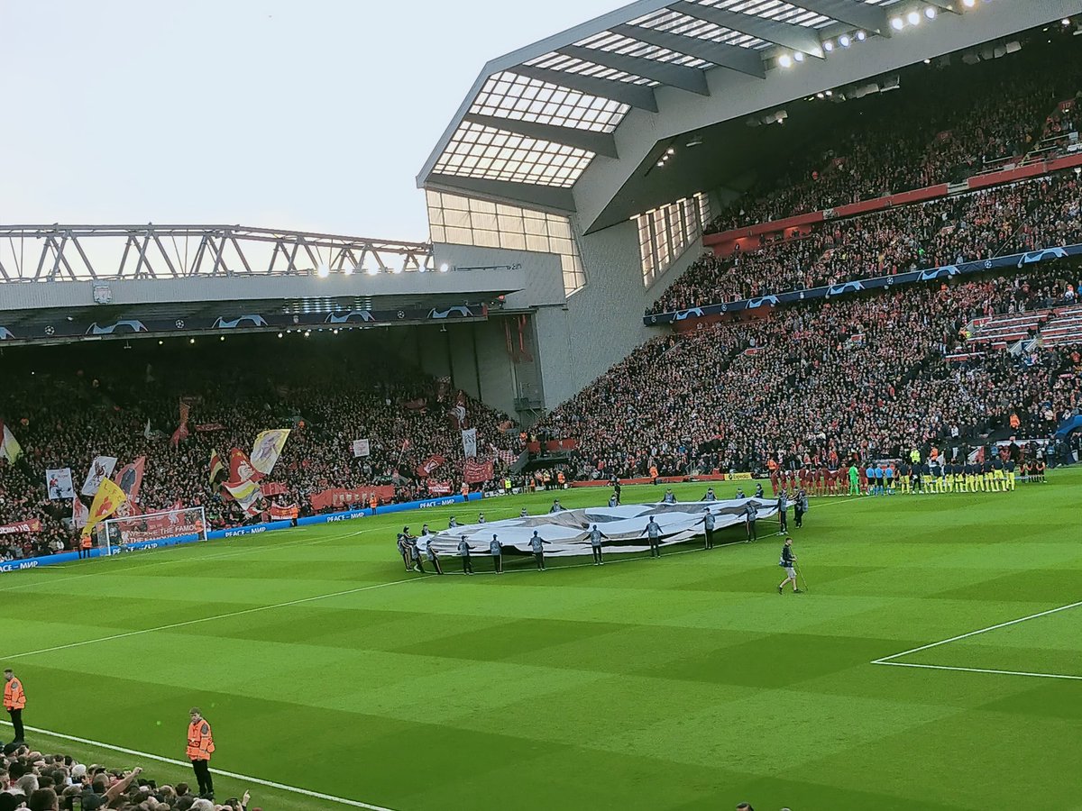 LFCAman's tweet photo. Good hard fought 1st leg win against a negative Villarreal side. Their fans were in good voice, shame their players didn't fancy it! #LIVVCF https://t.co/wC35nksWkM
