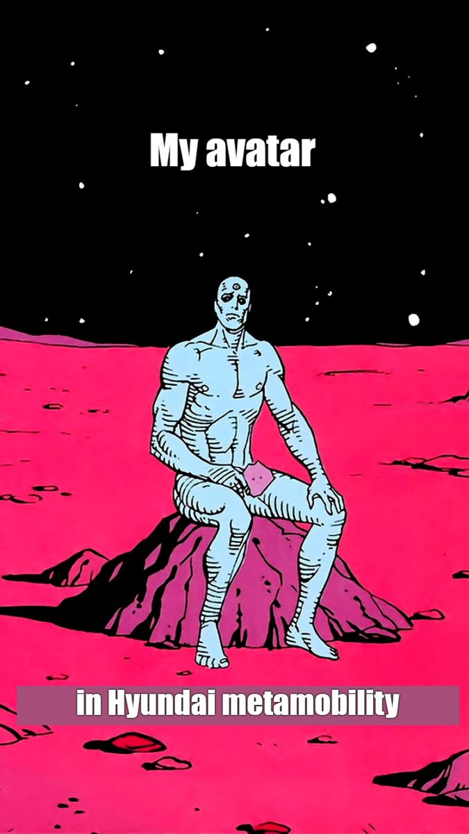 ekasaputra124's tweet photo. Thank you Hyundai NFT for the opportunity to be a superhero and feel like a superhero, Hyundai x CES 2022 presentation | Expanding to New Realities with Metamobility inspired me, you really managed to take everyone into the future.
Now I can, like Dr. Manhattan, visit d... https://t.co/Bk6lIX1AGI