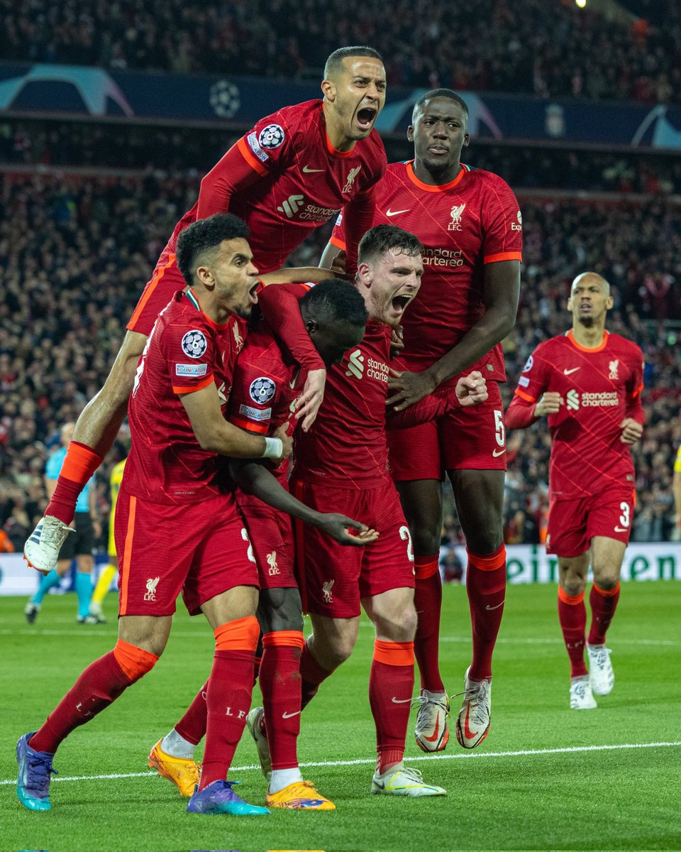 ⚽Liverpool manda en Anfield vence 2-0 al Villarreal en la ida de la semi final de Champions, con tantos de Estupiñan auto Gol, y Sadio Mané, Thiago Alcántara fue elegido el MVP del Partido.
#dmtotal

#futbol #champions