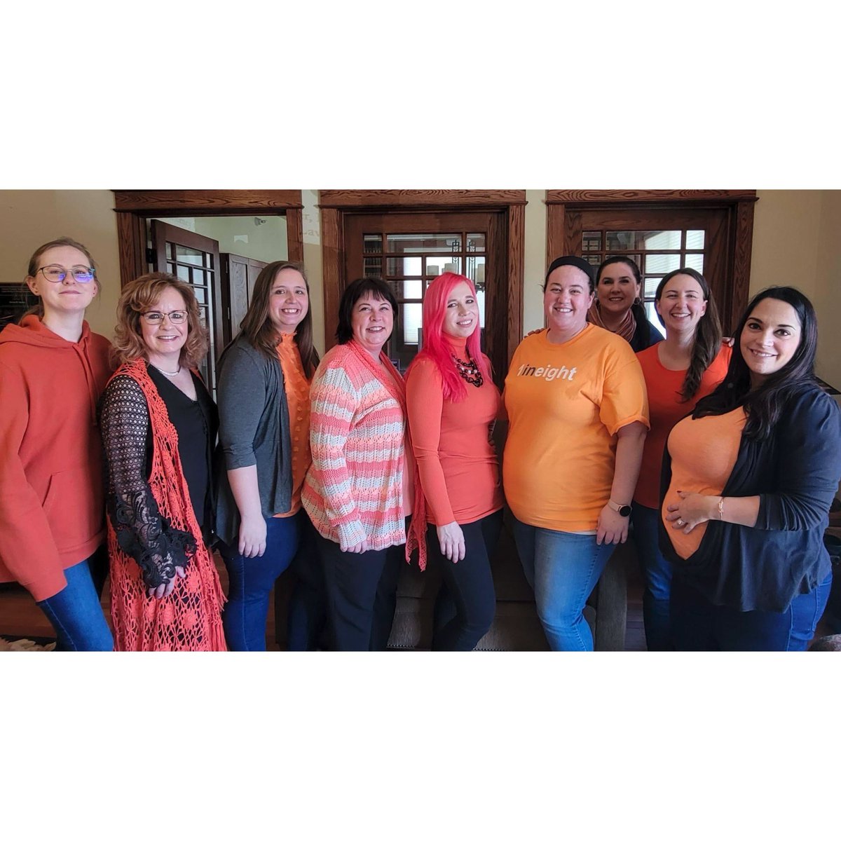 iarcsurrogacy's tweet photo. Today the IARC team wore orange to raise awareness of infertility. We see you and we are with you. ❤️
.
.
#iarc #iarcsurrogacy #wearorange #orange #infertilityweek #niaw2022 #wecare #iarcfamily #infertility #infertilityawareness #surrogacyislove #nationalinfertilityawarenessweek https://t.co/47AE8tEpuZ