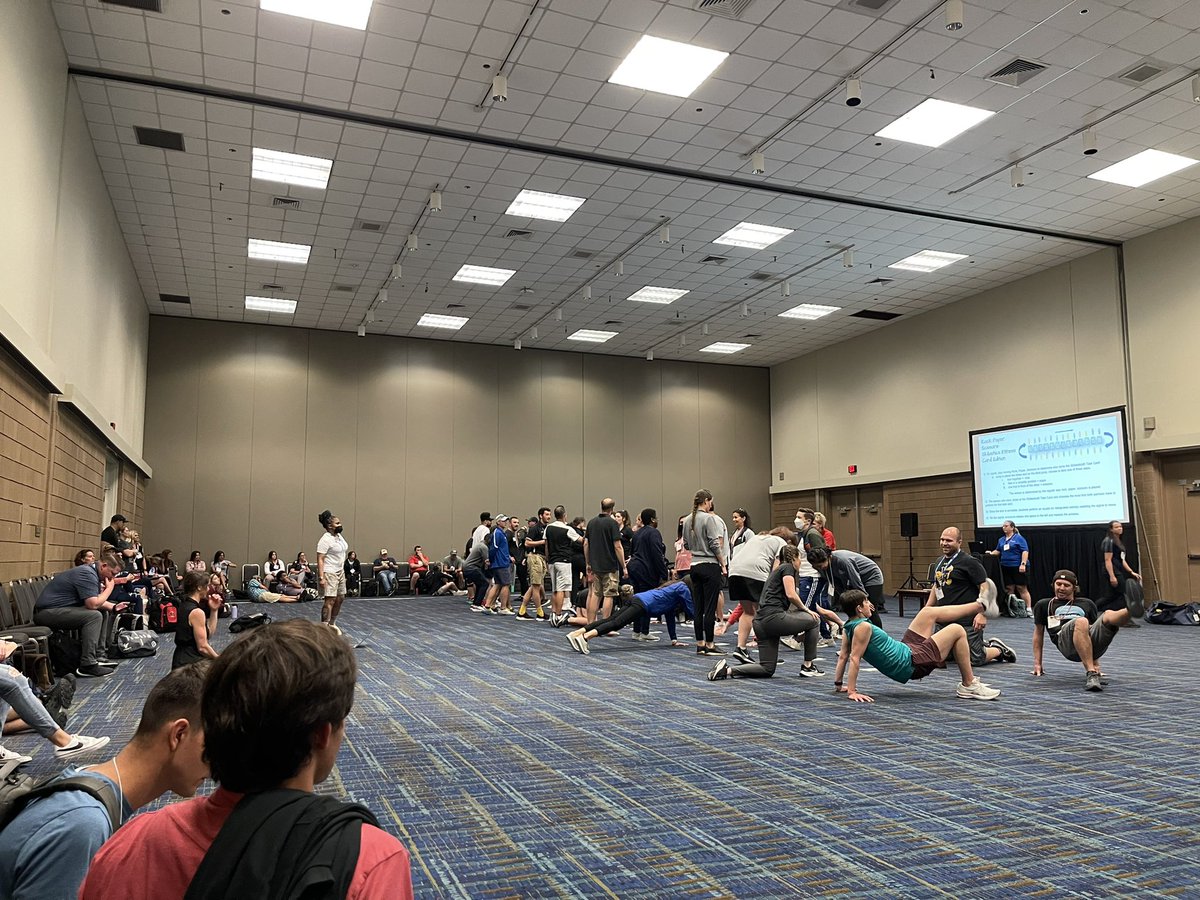 MCPSWellnessPE's tweet photo. Tell me you picked the best session without TELLING me you picked the best session…..#Skillastics #Wall2Wall #LastSeshOfTheDay #FloridaPEpeeps #SHAPENOLA @SHAPE_America @SHAPE_Florida @PELady213 @dingus_sarah https://t.co/85g9KXX9aq