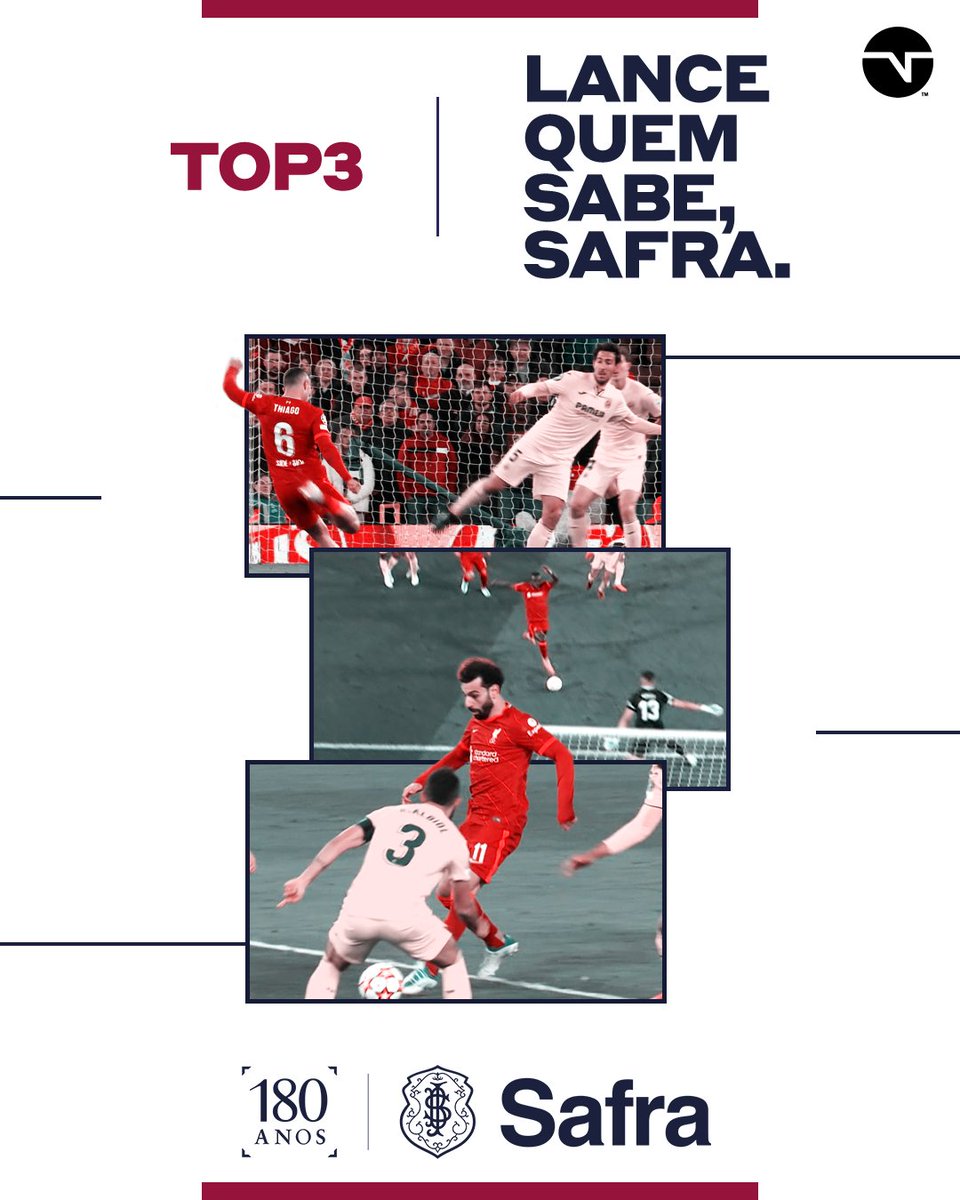 TNTSportsBR's tweet photo. LANCES DE QUEM SABE! 💥 Qual foi o melhor pra você: o chutaço na trave do Thiago Alcântara, o gol do Mané ou a assistência do Salah? Comenta aí! ��� #QuemSabeSafra #BSCH @bancosafra https://t.co/T0FEor33OK