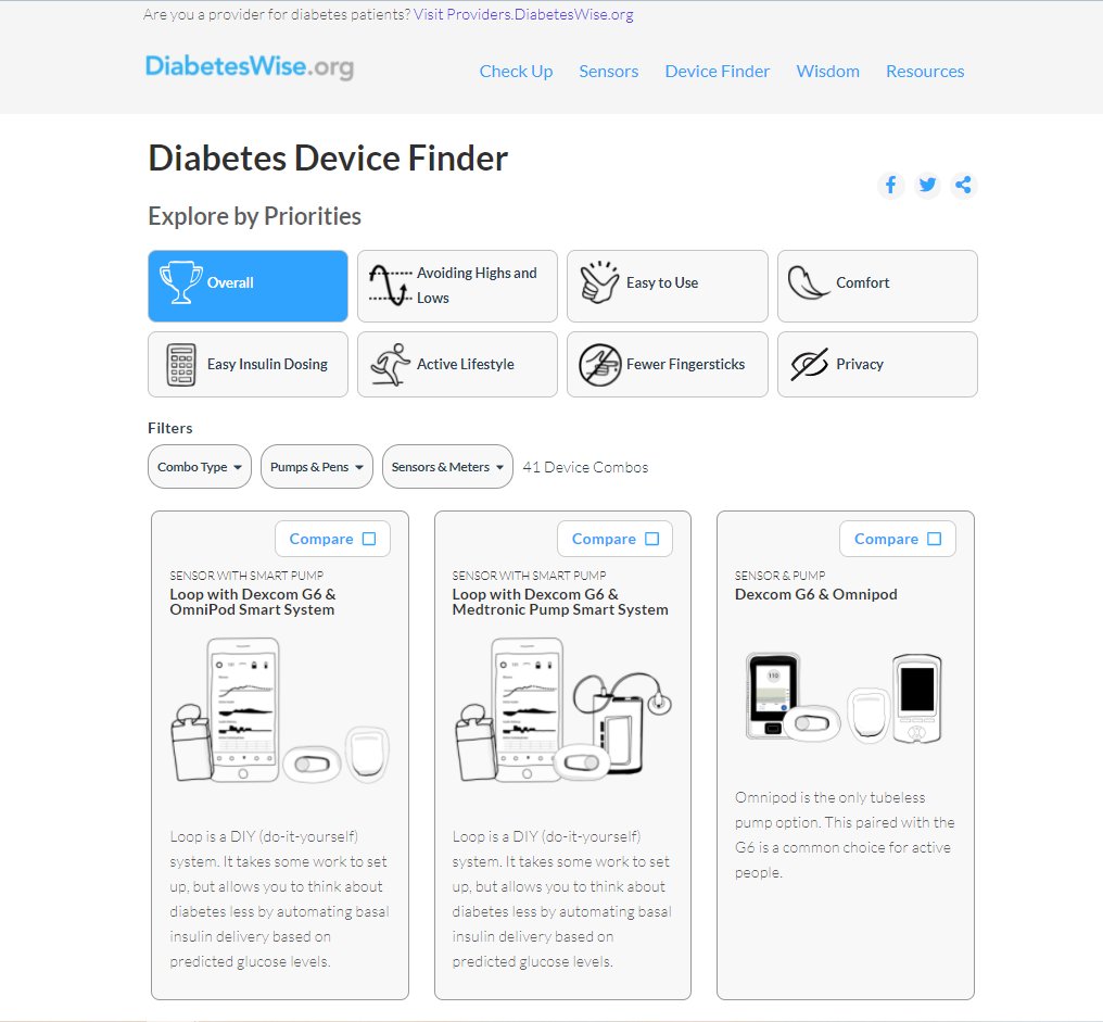 CCO_Endo's tweet photo. There are 3 great web resources for #diabetes devices. Diabetes Wise (@DiabetesWise) can help people with diabetes choose the right device→https://t.co/mKT1p45XFN 1/3 https://t.co/d2PtFzkrPI
