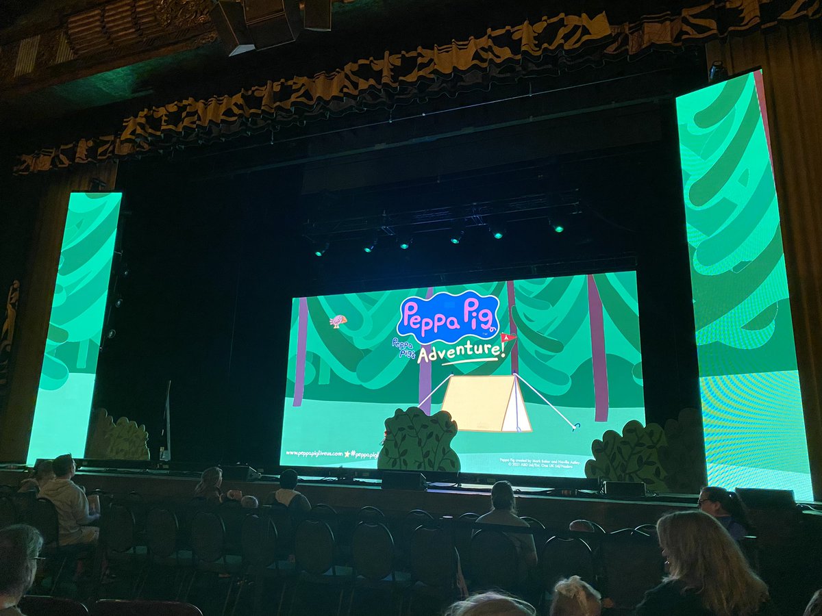 I hope I don’t piss my pants at #peppapiglive