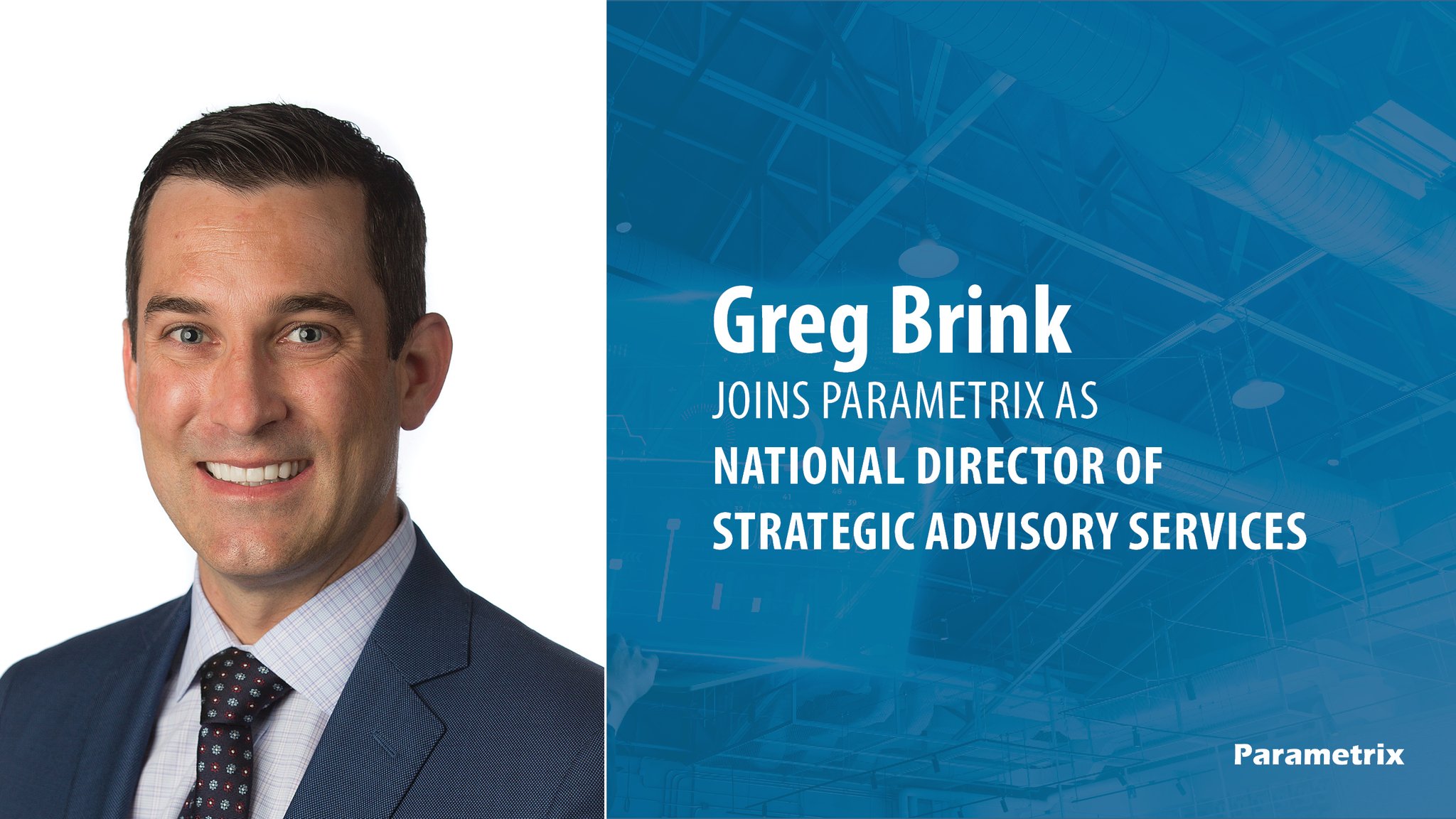 Parametrix on Twitter "We're excited to announce that Greg Brink has
