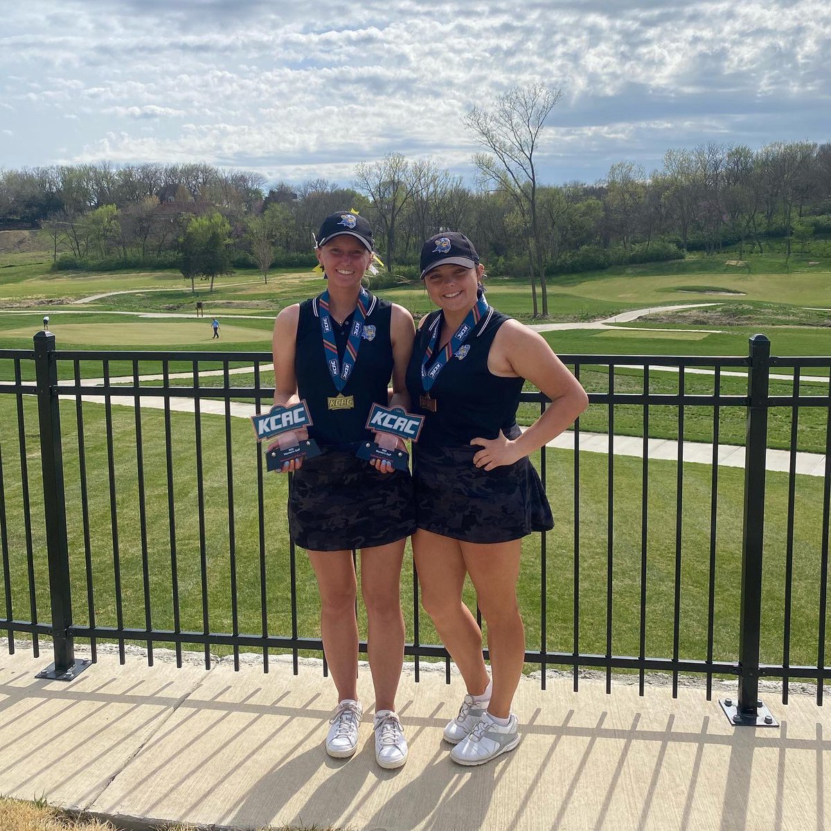 Swedes_Golf's tweet photo. Ida Lihufvudh shot a final round of 79 to win the KCAC championship individually by 2 shots!! Nationals bound for Ida!! She also won KCAC newcomer of the year honors!!

Brooke Harrison earned All-KCAC honors with an 8th place finish for the tournament!! https://t.co/fq6D2M0WzS