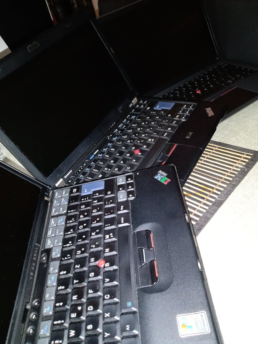 Tom_ZR_Race's tweet photo. This #ThinkPadThursday is the day of the X-ovolution: #Thinkpad X Series from X41 to X220 to X13. What a way they took and still my favorite ThinkPad series. Besides the new founded X1 that is... Which one do you prefer and why? #TeamLightweight @LenovoThinkPad @Lenovo #LenovoIN https://t.co/nbDT4V8l0o
