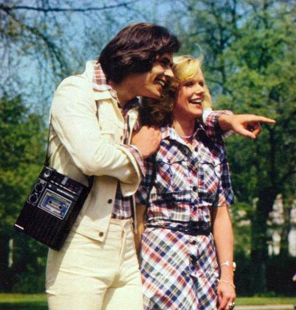 “Over there is where I saw Derrick Carter playing 3 records and an acapella at the same time.”