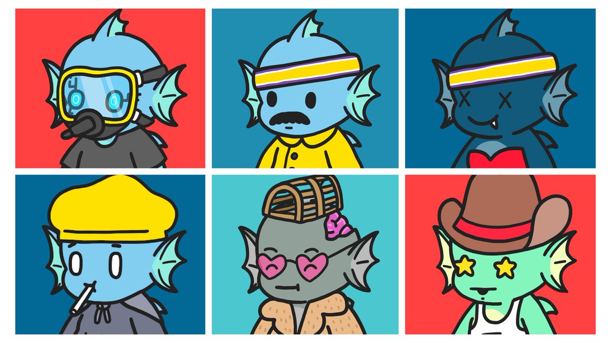 #famousfacts Ironically, <a href="/fishyfamNFT/">Fishy Fam</a> has major legs in this space, whereas actual fish, have none. Here's my catch so far. Love em. Next, $BAIT
#fishyfam #DeepSeaCreatures