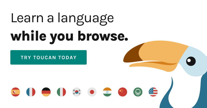 TaylorHarlow_'s tweet photo. Now you can learn a language just by reading your favorite websites.