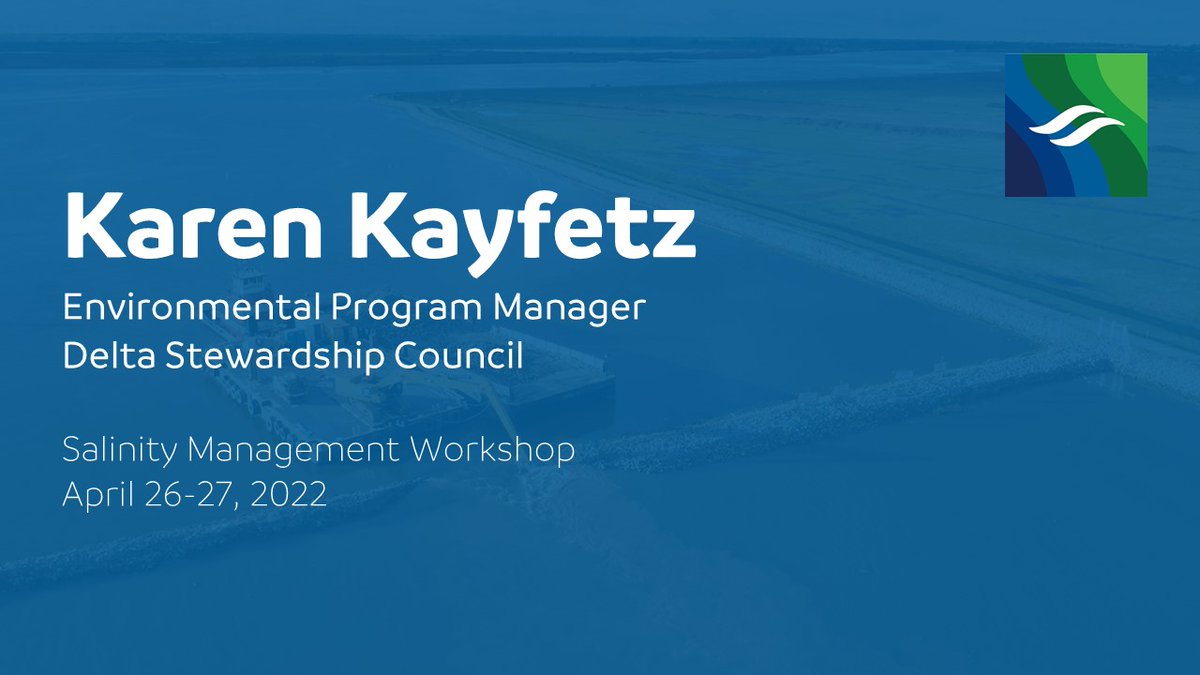 DeltaCouncil's tweet photo. "We realized we can't just have a single workshop on #salinitymanagement: this is the beginning of us building," said @KarenKayfetz.
"We came here to listen and incorporate your messages into our planning process. Measuring salt is easy; measuring impacts is the hard part." https://t.co/BBpShglkt1