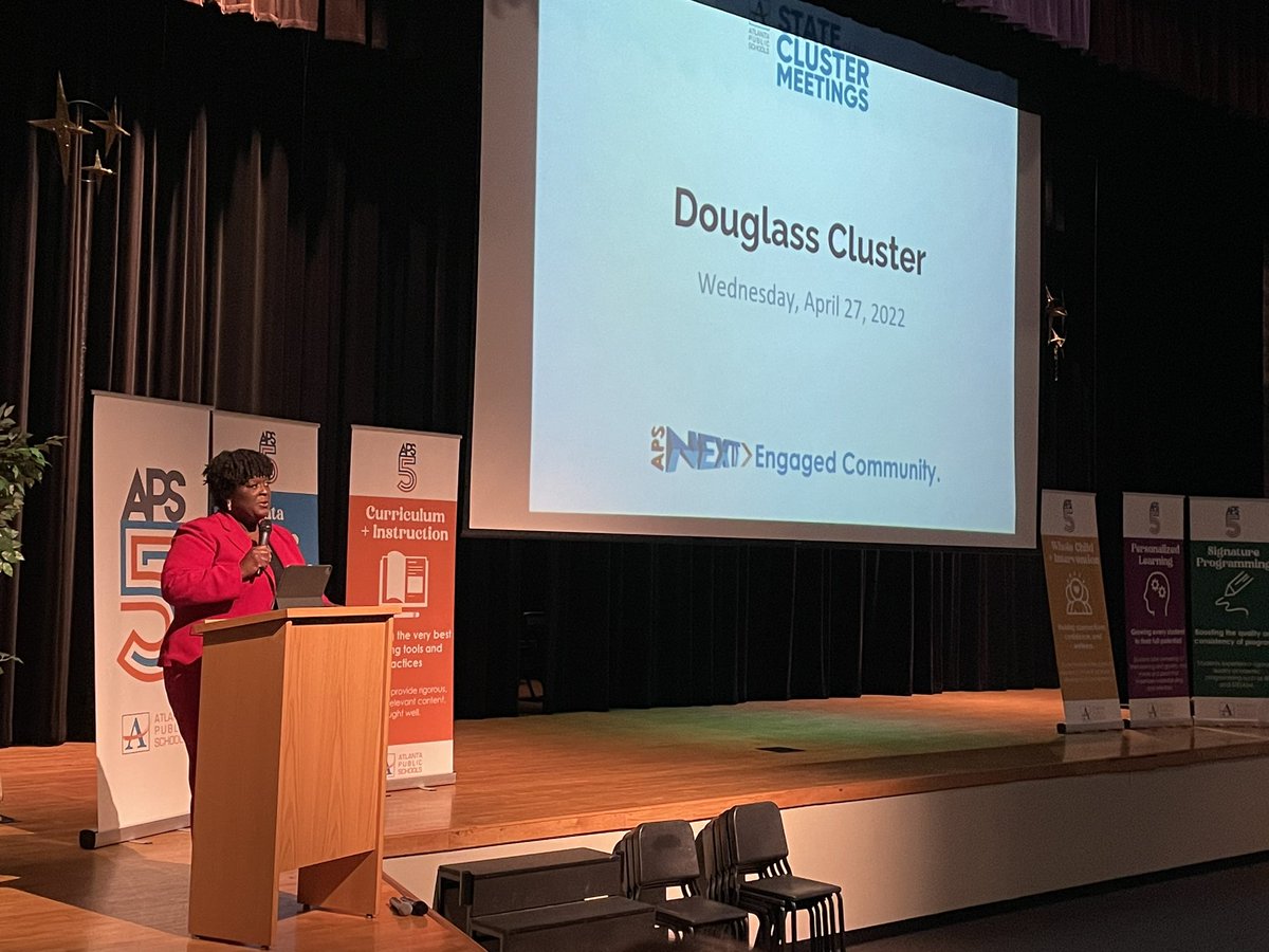 APSStrategy's tweet photo. What an engagement homecoming the past month has been! 9 State of the Cluster meetings offered in-person &amp; virtual 🎉 Thanks to everyone, whether planner or participant #APSNext #EngagedCommunity https://t.co/RRPRZSFgvU