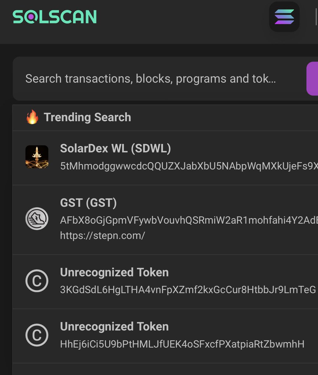 omega_netw0rk's tweet photo. Wtf… our WL token is the number 1 trending token on @solscanofficial 

#SolanaNFTs #Solana https://t.co/90fZY8ht4t