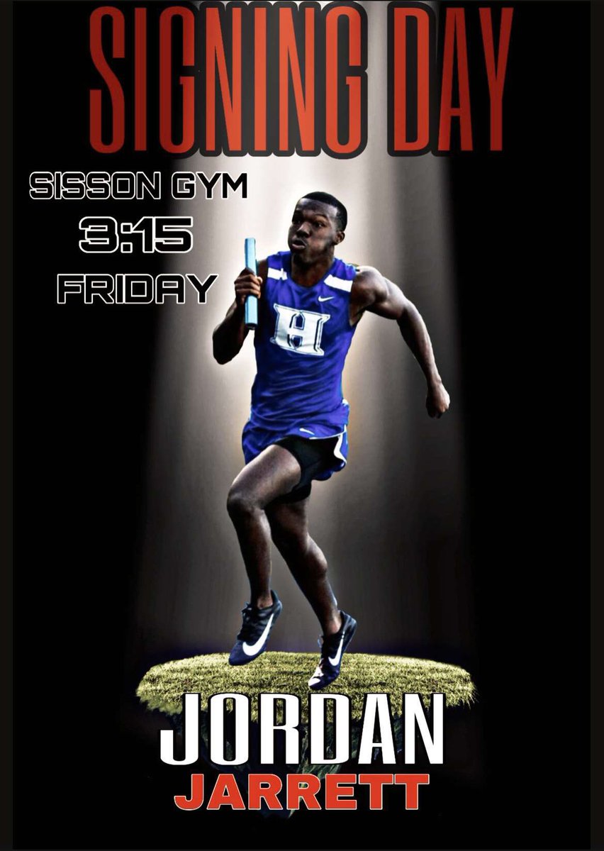 My official signing day is this Friday at Harding Academy in the Sisson  gym at 3:15‼️