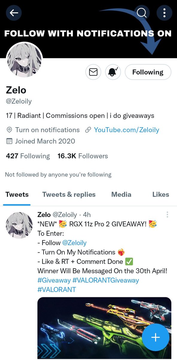 andreqq18's tweet photo. @Zeloily Done ! Wish everyone luck💯 https://t.co/Ttx6gL0NiS
