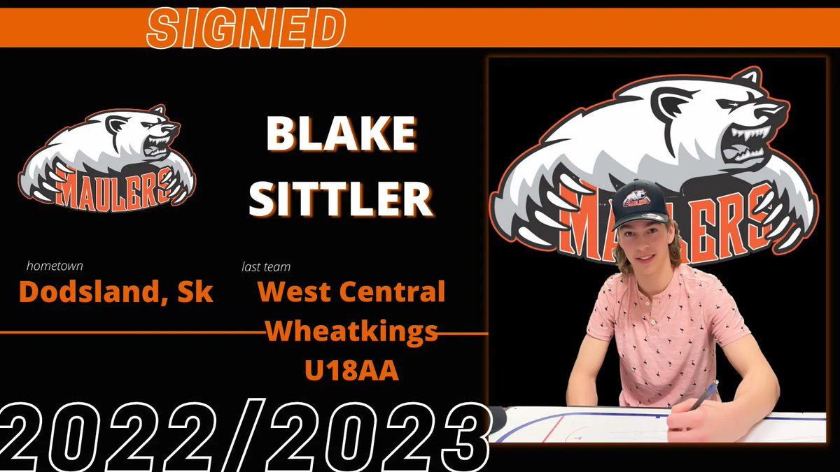 YorktonMaulers's tweet photo. *SIGNING ALERT!*
We are pleased to announce the signing of Blake Sittler! https://t.co/wNMIzUFmhD