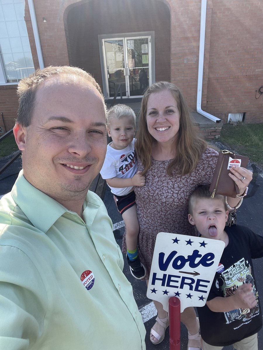 We voted for our kids today! Great things happening for the kids in Tyler ISD. ❤️