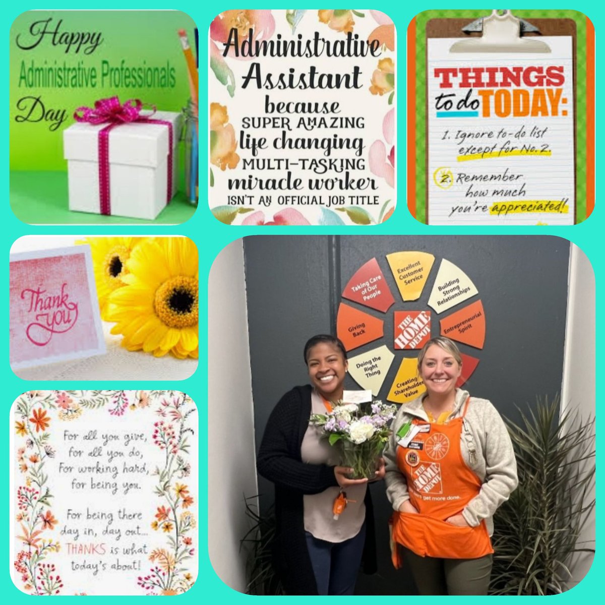 Happy Administrative Day💐 to our ASDS Lexi, you do so much to keep our store going, & somehow you always do it with a smile 😃. THANK YOU, for all that you do, we appreciate you, more than you know😇! 👏👏👏 #OneTeamOneDream @HillaryHyatt @kmn293 @THDMelaniebb