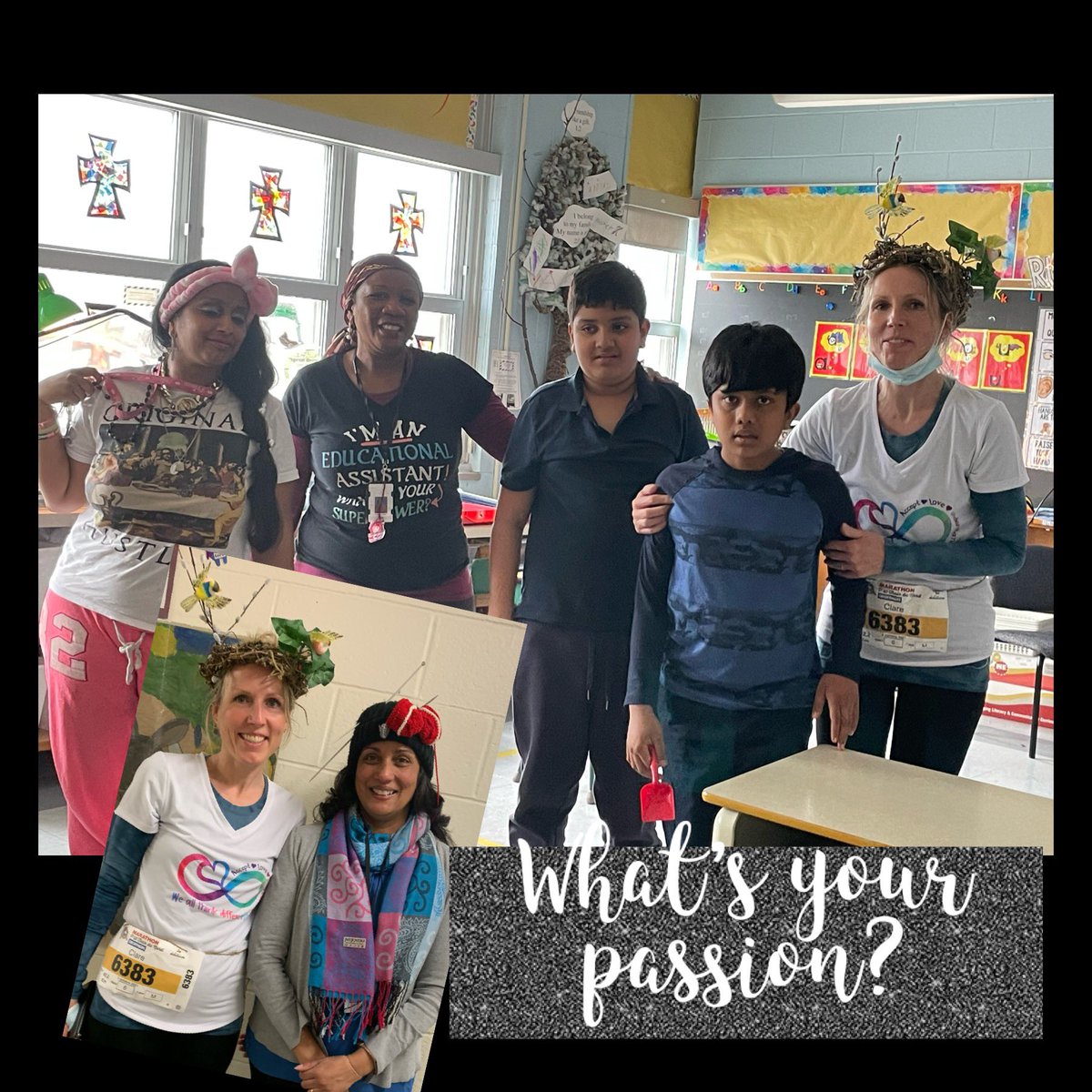 ClareMount16's tweet photo. It’s “What’s your Passion Wednesday”…One characteristic of autism is to show incredibly focused passion for topics of interest. What are you passionate about? @strichard_tcdsb @TCDSB we show our passion! https://t.co/PWjgikCARI
