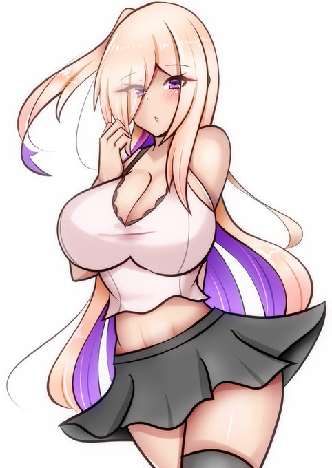 にゅーうちの子いりすさんの私服姿を描きました(*'ω`) 