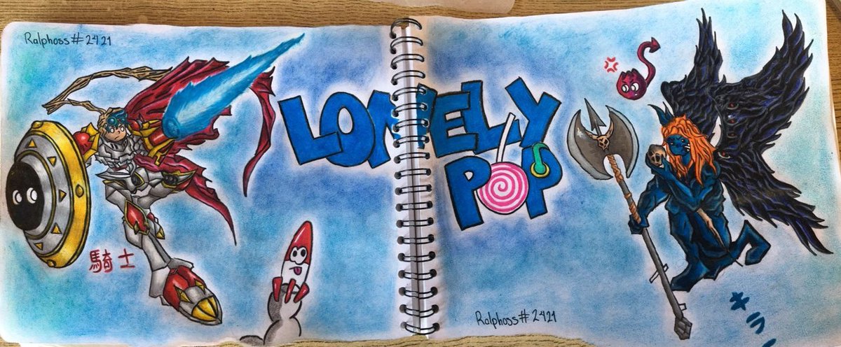 Ralphoss's tweet photo. Evil cannot always win, as long as we have the LONELY KNIGHT, justice will triumph. I hope you like it.
#LonelyPopFanArt #LonelyPop #lonelypopnft @LonelyPopNFT @0xsoupnft https://t.co/HL6jiOE0WJ