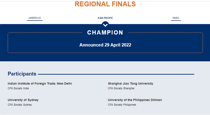 CFAMEXICO's tweet image. Best of luck to all participants in the Regional finals #CFAChallenge #CFAResearchChallenge.  @TECcampusGDL