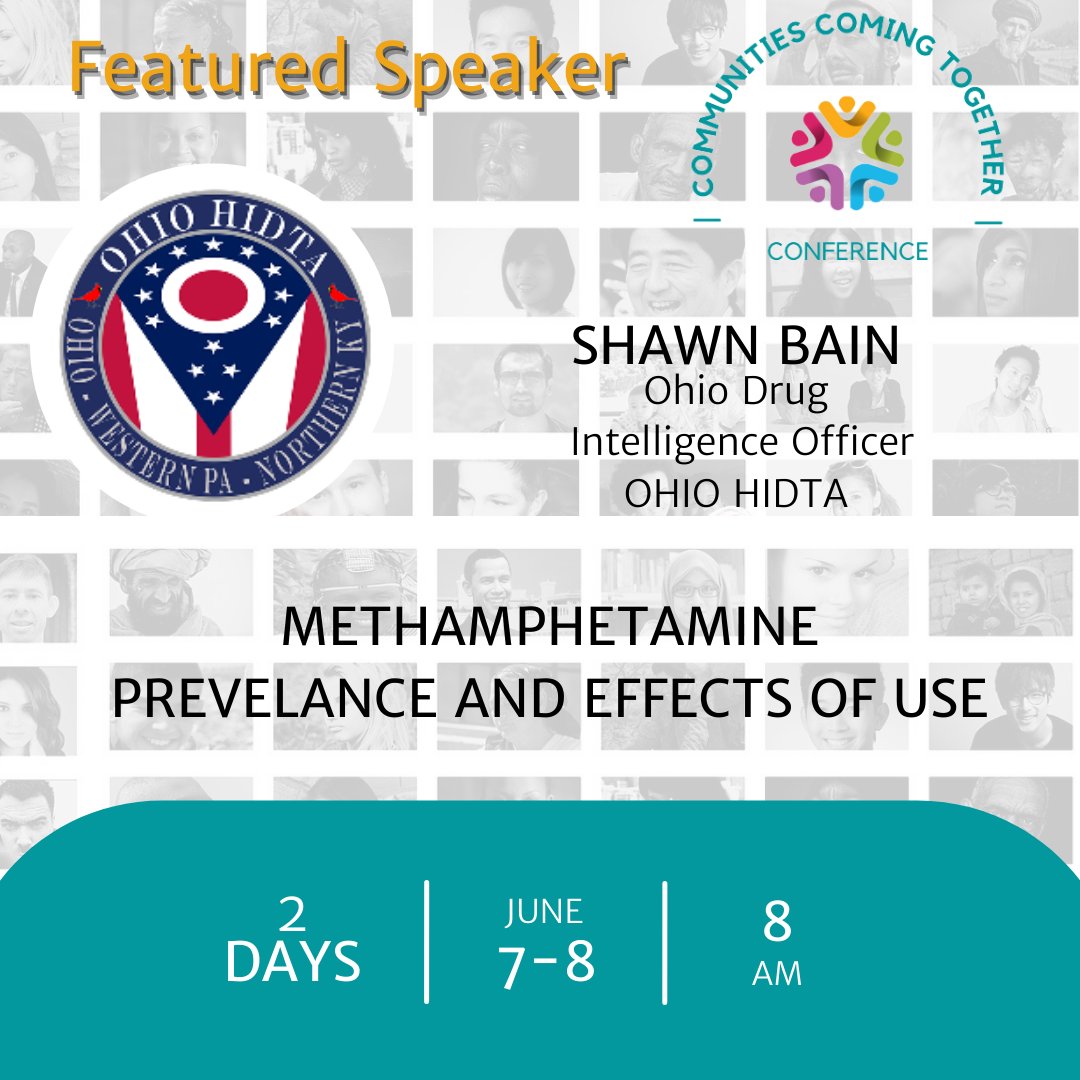 The Communities Coming Together conference addresses issues affecting youth, community and professionals. The event is open to the public. Early bird registration is open until May 15, 2022. Register today at ow.ly/MJnR50ISFtS #meth #drugabuse #family #awareness #recovery