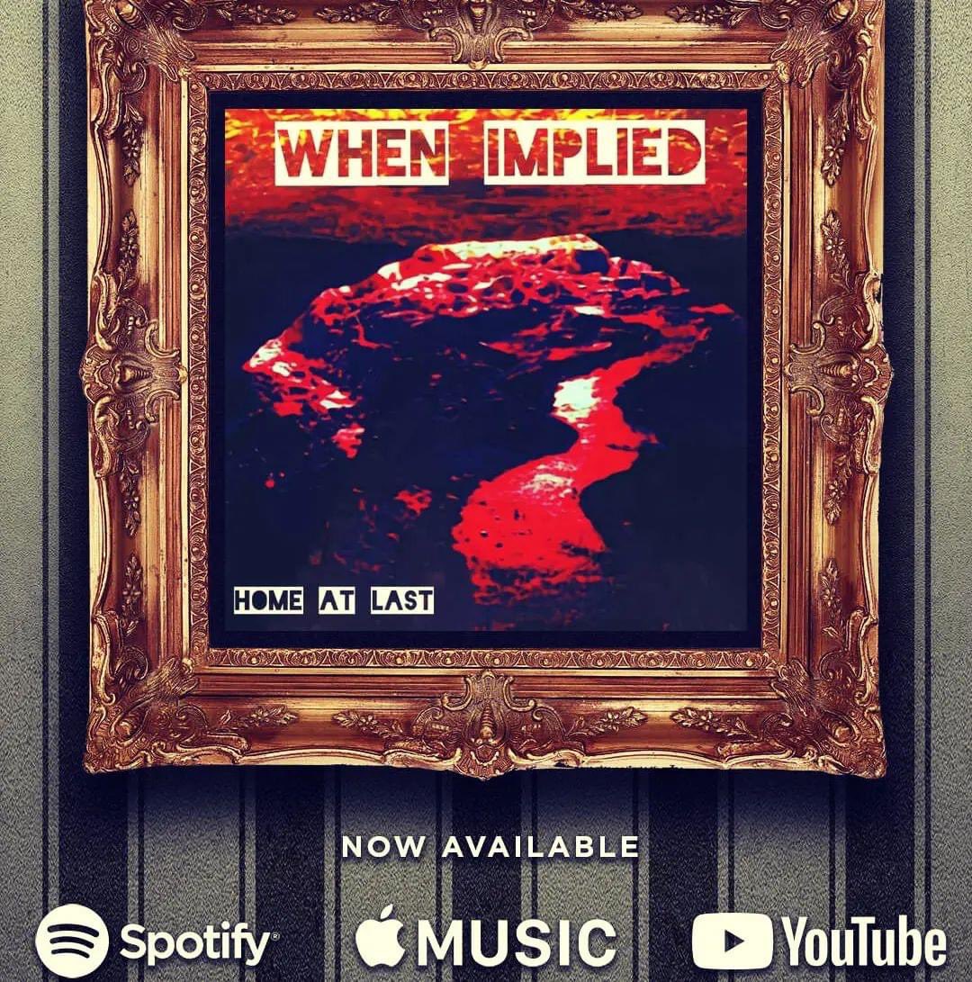 WhenImplied's tweet photo. Our EP is out on most platforms! Check it out, look at it, sniff it if you want🤘😄 https://t.co/55hBdlTrVO
