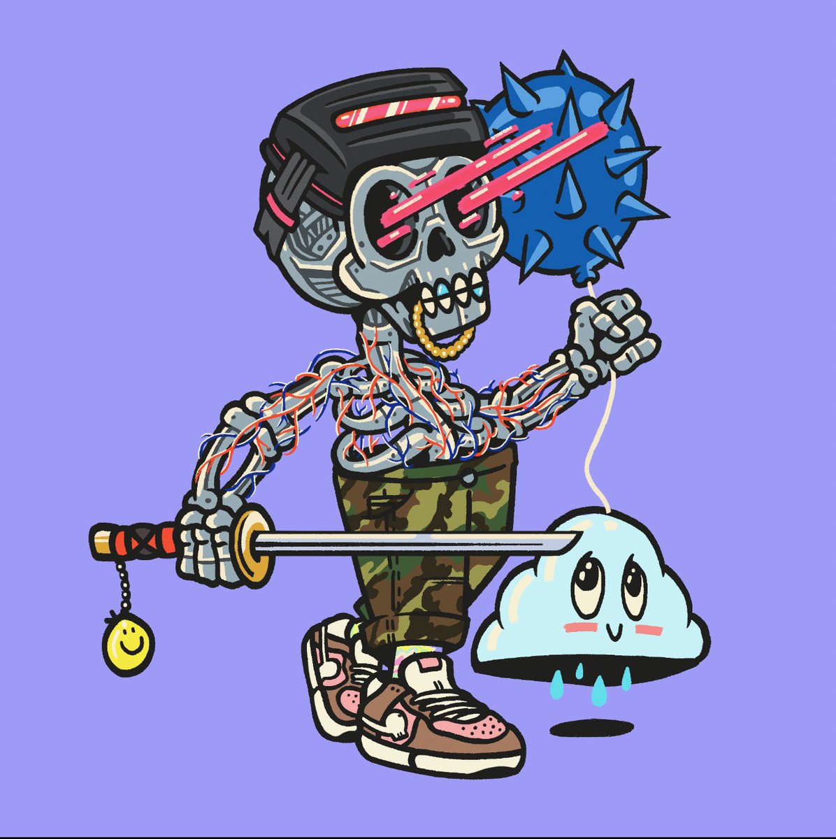 My artist just texted me this… 
I regret making this a #freemint 😩 

Smash that like comment retweet subscribe button etc etc I’ll give one of you a WL spot in a few hours 👇