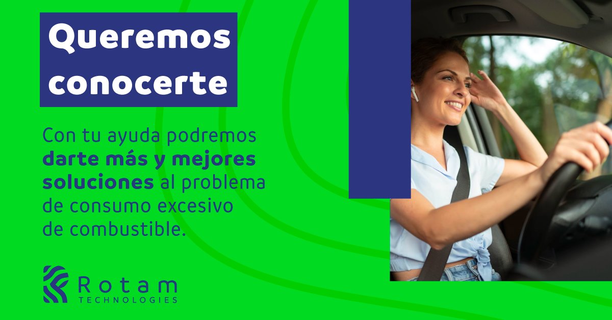 RotamFuel's tweet photo. "Sabemos que el combustible en vehículos es uno de los gastos "hormiga" que más impactan tu bolsillo. Para continuar en el desarrollo de tecnologías que ayuden a solventar este problema, te invitamos a diligenciar nuestra encuesta." 👉 https://t.co/cI3u4vtMFN https://t.co/fAfvD8HPMz