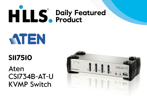 Access up to 4 computers with the CS1734B 4-port KVM switch. With audio-enabled, this KVMP switch by Aten, provides a full bass response providing a rich experience for 2.1 channel surround sound systems.

Visit
hills.com.au/p/information_…

#aten #switch #ICT #youcanrelyonhills