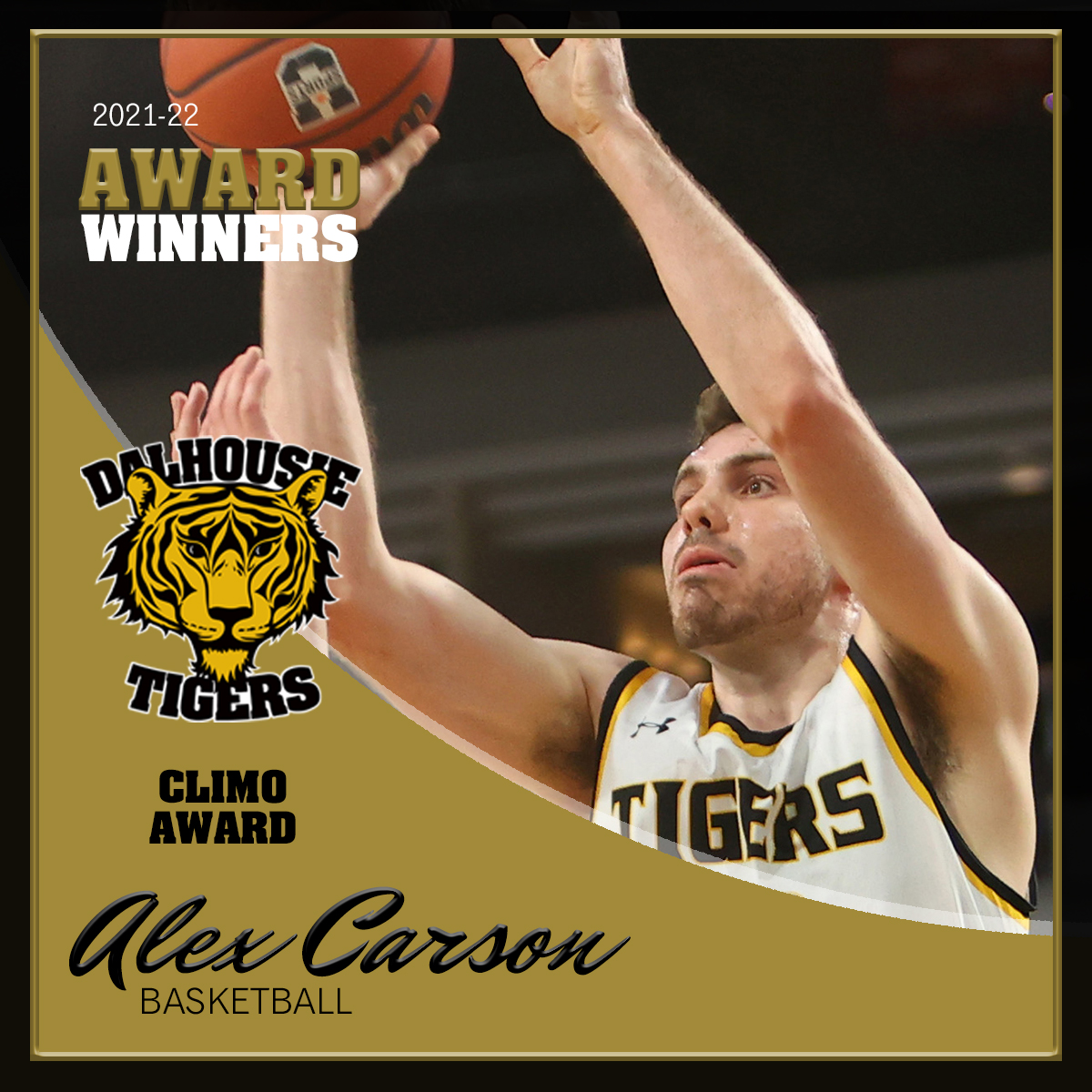 DalTigers's tweet image. This year, Alex helped lead his team to an AUS championship averaging 18.5 points per game. He ends his career with Tigers with 196 3-point field goals made, the most of any career Dalhousie player and 7th overall in the AUS.

Congratulations Alex!