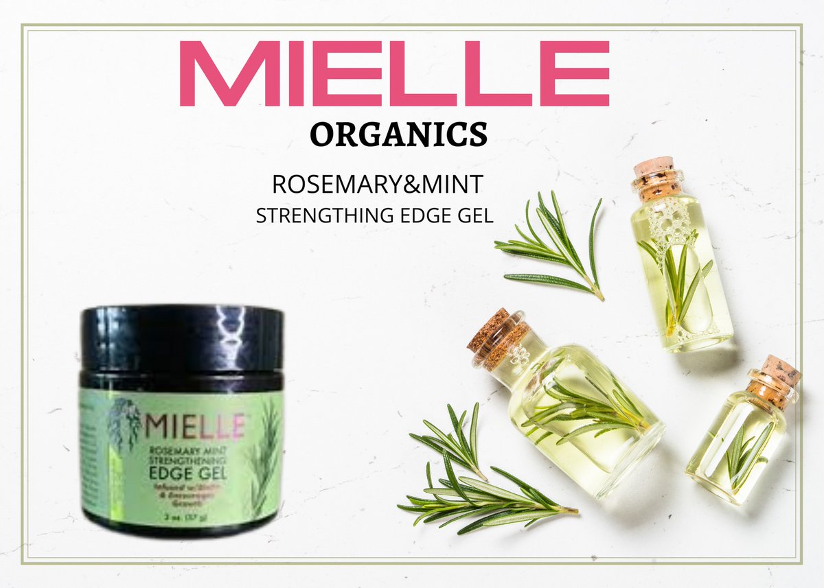 MiraclesSupply's tweet photo. Mielle Organics Rosemary Mint Strengthening Edge 
made with Biotin, coconut and babassu seed oil to help nourish and strengthen your hair
https://t.co/MkRxCzB2MA 

#edgegel #MielleOrganics #naturalhair #curlyhair #hairstylists #braiders #healthyhair #biotin #onlinebeautysupply https://t.co/79KsIr2eUQ