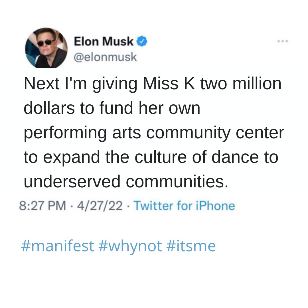 MissKDance's tweet photo. I mean why not @ElonMusk  ?
#elonmusk https://t.co/gjd5OBzJxq