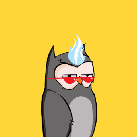 moonfrenz's tweet photo. It wouldn't be a party without a host! Meet the Owl, the leader of the Moon Frenz... #nftcommunity #nfts #nft #sneakpeek https://t.co/59aHceFzDB