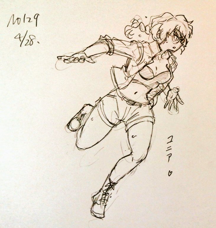 #一日一模写Ⅱ 129/365 