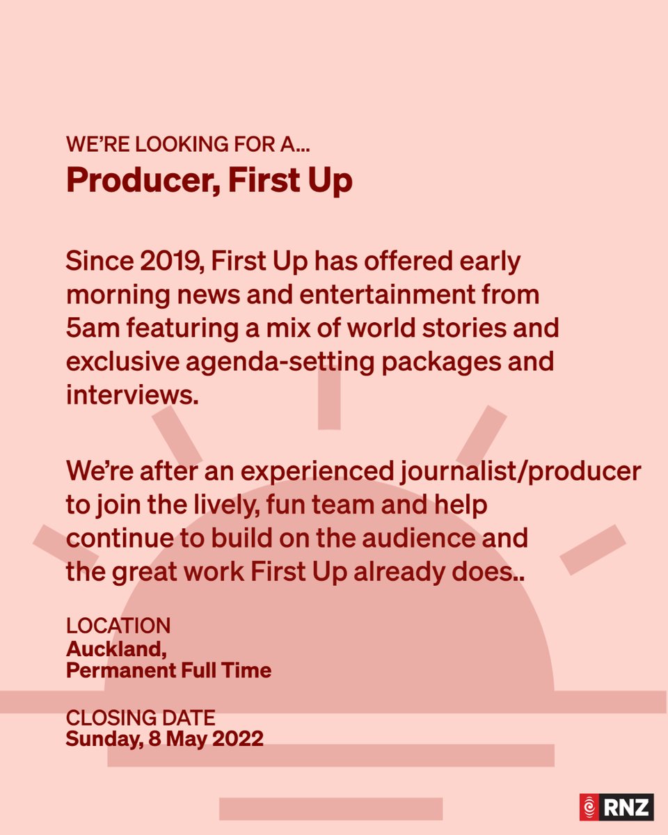 📢 VACANCY | We are looking for someone to join our team! Someone who loves breaking and explaining the news, is capable of packaging stories, calm under pressure and has a good sense of humour.

Sound like a bit of you? Find more info at 🔗 bit.ly/39aS24j