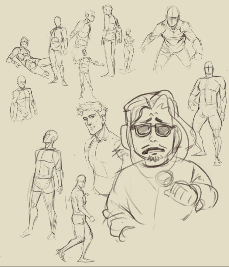 This is what personal drawing has been like the past few weeks 