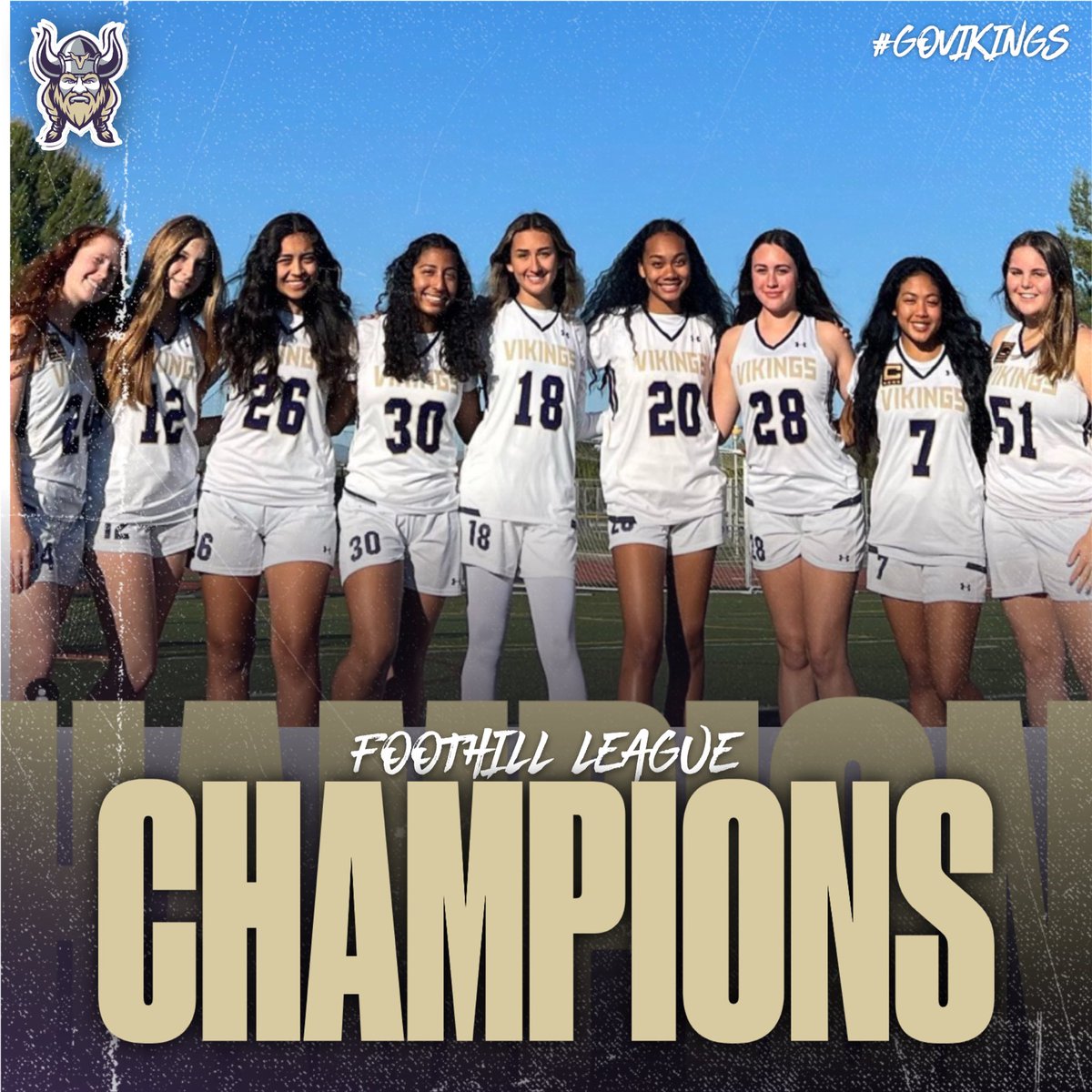 VHSVikingSports's tweet photo. 2022 #FoothillLeague Champions!
Congratulations to our Girlsโ Lacrosse team for winning back to back titles!
#VikeChamps #QueensOfTheFoothill https://t.co/FHG7LgsXPu