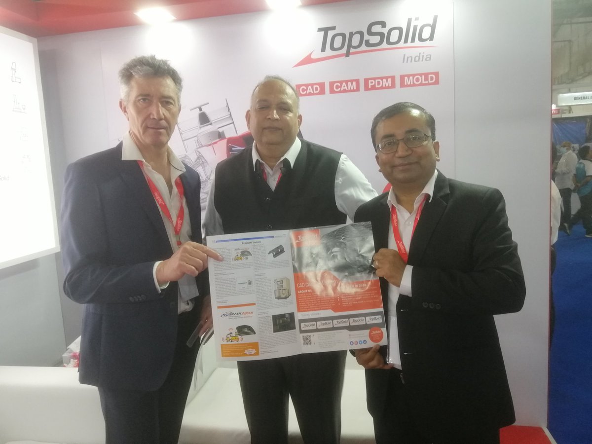 TopsolidI's tweet photo. Grand opening #tagma #diemould #dmi2022

Hall 2 Stall G46
#topsolid #topsolidindia
#topsolidmold #CAD #cam
@TopSolid @designcellorg @Tagmaindia https://t.co/y923SMu8sf