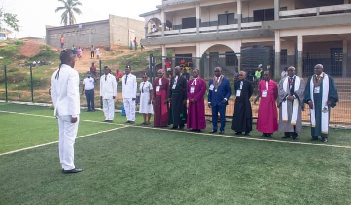 AmbGhana's tweet photo. ⛪ | 𝗙𝗥𝗢𝗠 𝗢𝗨𝗥 𝗗𝗜𝗢𝗖𝗘𝗦𝗘𝗦

Featuring: Sekondi Diocesan AMB 

SYNOD PARADE AND PRESENTATION OF COLOURS

#SynodUpdates
#SekondiDiocesanAMB
#TheMethodistChurchGhana
#LivingTheTransformedLifeInJesusChrist https://t.co/RGQW8GnWpL