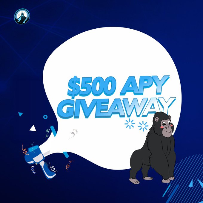 #ApexyieldXYZ GIVEAWAY! 

🎁$500 Worth of Tokens + 5 OG Spots🎁

✅BUSD Reflections!
✅2.5% Daily!
✅BSC Blockchain