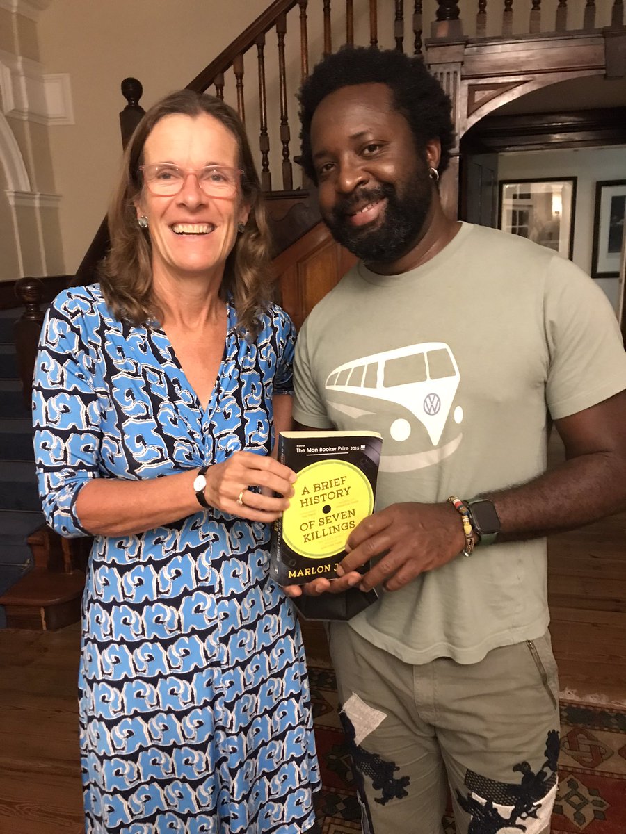 Judith Slater (@judithslater_uk) on Twitter photo Real privilege to meet a hero of mine 🇯🇲 author <a href="/MarlonJames5/">Marlon James</a> & 🇬🇧producers Helen Flint & Simon Maxwell, in Kingston to film Marlon’s police drama “Get Millie Black” for @channel4 & @hbo <a href="/UKinCaribbean/">UKinCaribbean 🇬🇧</a> Real privilege to meet a hero of mine 🇯🇲 author <a href="/MarlonJames5/">Marlon James</a> & 🇬🇧producers Helen Flint & Simon Maxwell, in Kingston to film Marlon’s police drama “Get Millie Black” for @channel4 & @hbo <a href="/UKinCaribbean/">UKinCaribbean 🇬🇧</a>