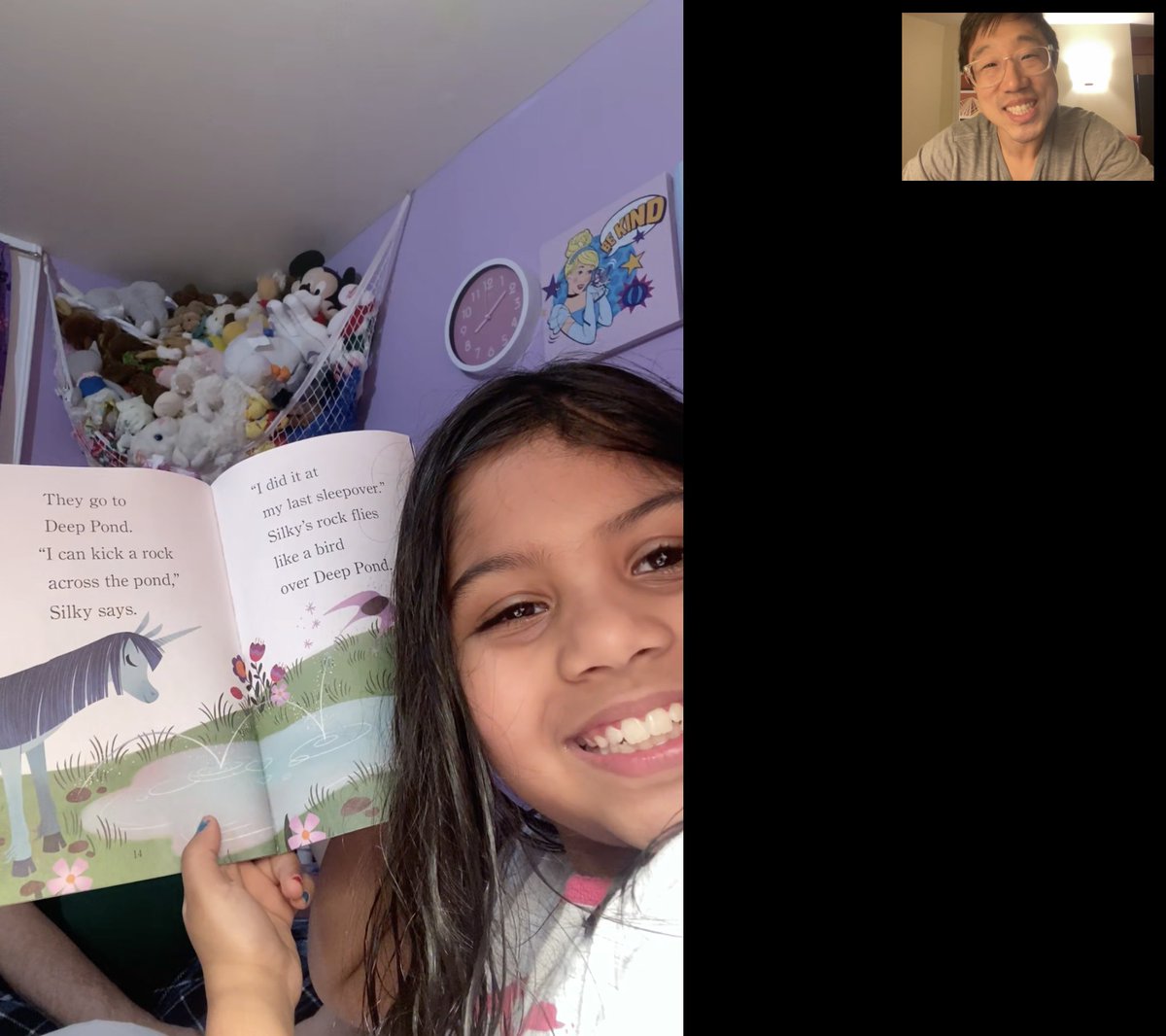 raymondjlee's tweet photo. Being an out of town working dad means looking forward to FaceTime bedtimes. Missing my little girl so much. #ActorDad #GayDad #Family https://t.co/OMwswg770M