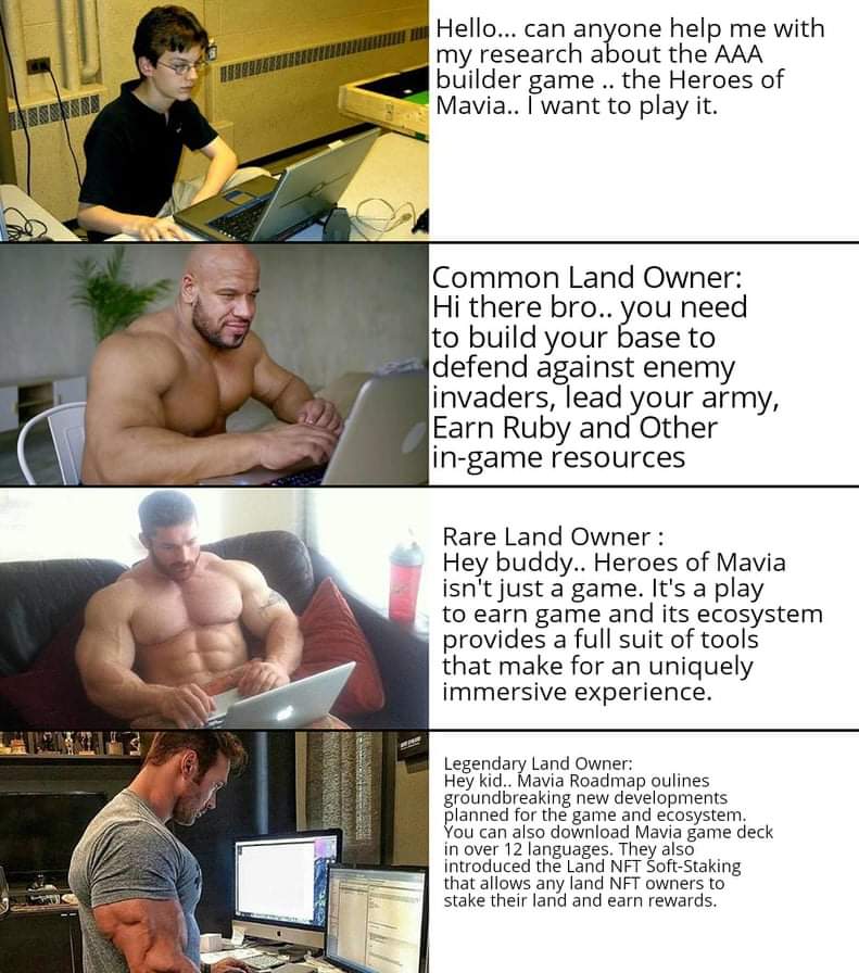 mavia_team's tweet photo. HEROES OF MAVIA is So Much More Than Just a Game. The Mavia ecosystem provides a full suite of tools that make for an uniquely immersive experience.

@MaviaGame @SkriceStudios 
#mavia #MaviaElite #MaviaMeme #nftmeme

Meme by: @iamports20
Elite Mavian - YAKUZA https://t.co/tvUicFLgnZ