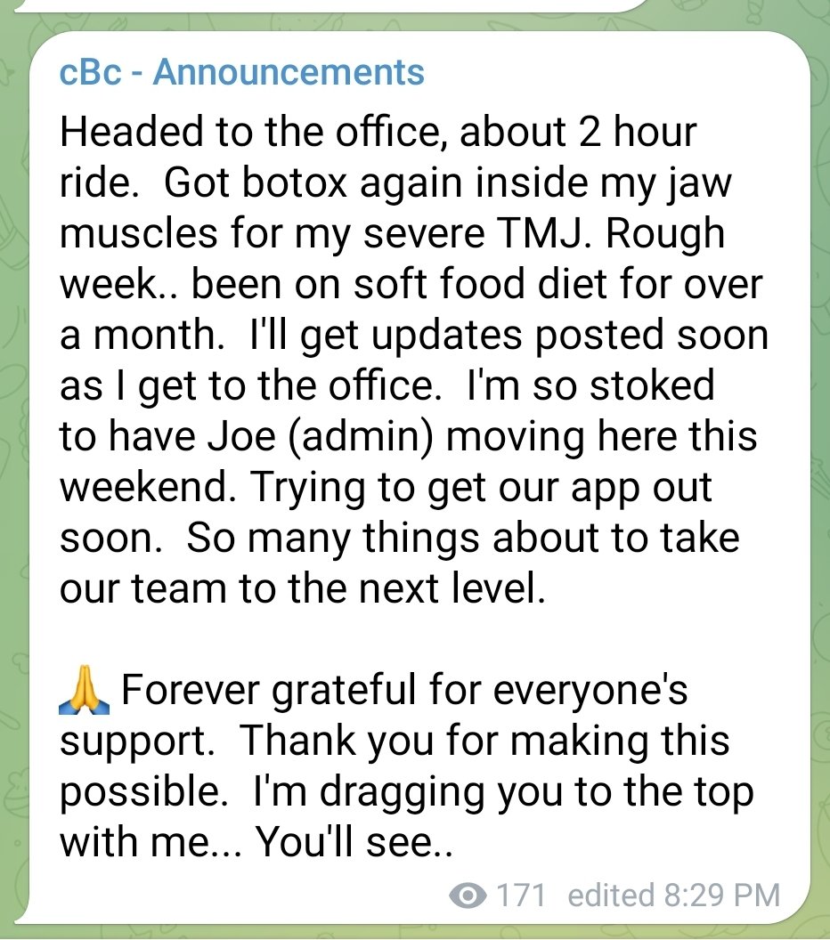CryptoBTC_Chris's tweet photo. #LifeChangingMoneyIsBetterWithFriends
Hold on.. I'm dragging you to the too with me.. watch! https://t.co/4FxA0k3CCV